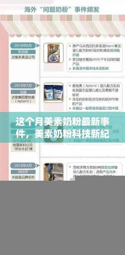 美素奶粉科技新纪元深度解析与体验报告,本月高新科技产品报告独家呈现