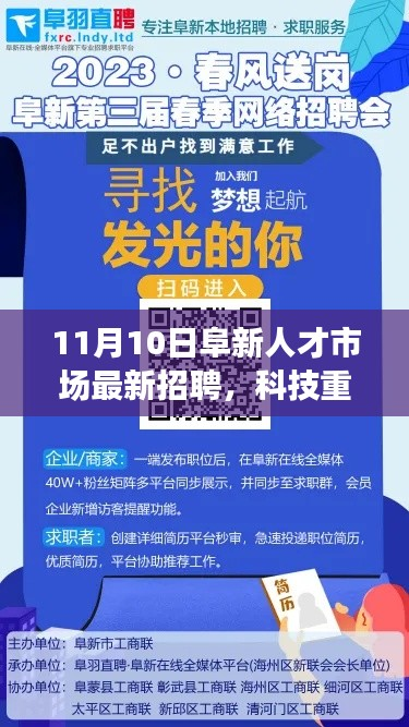 科技重塑未来,阜新人才市场最新高科技招聘产品重磅发布(11月10日)