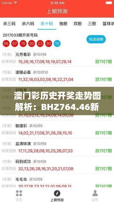澳门彩历史开奖走势图解析:BHZ764.46新方案解读