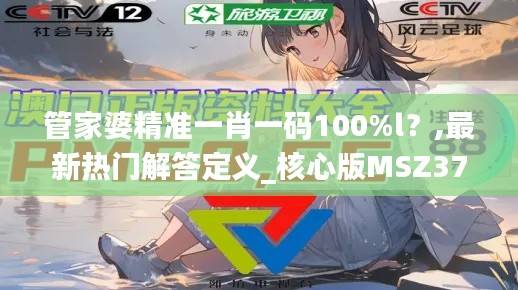 管家婆精准一肖一码100%l?,最新热门解答定义_核心版MSZ378.02