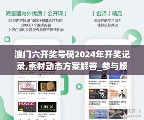 澳门六开奖号码2024年开奖记录,素材动态方案解答_参与版873.45