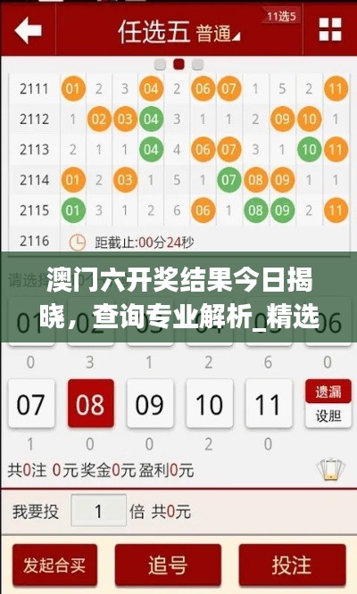 澳门六开奖结果今日揭晓,查询专业解析_精选版JNM782.43