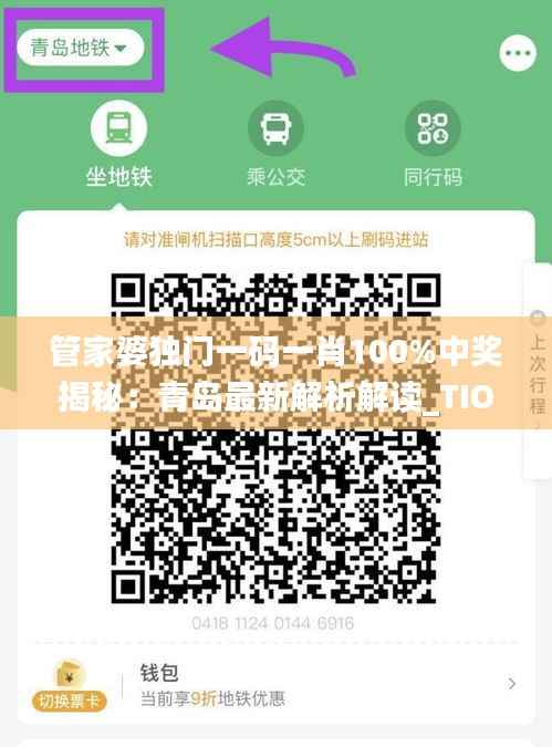 管家婆独门一码一肖100%中奖揭秘：青岛最新解析解读_TIO200.54版