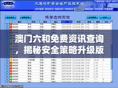 澳门六和免费资讯查询,揭秘安全策略升级版DEO205.63技术解析
