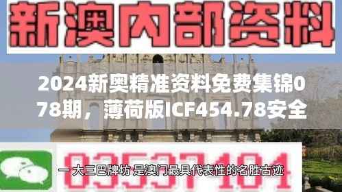 2024新奥精准资料免费集锦078期,薄荷版ICF454.78安全攻略解析