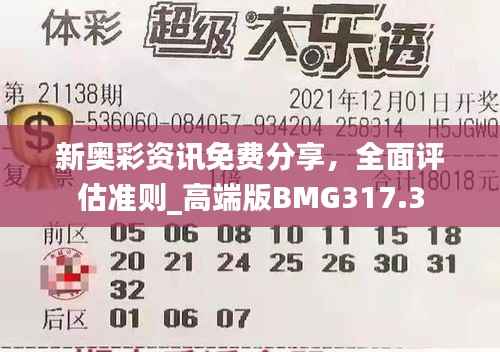 新奥彩资讯免费分享,全面评估准则_高端版BMG317.3