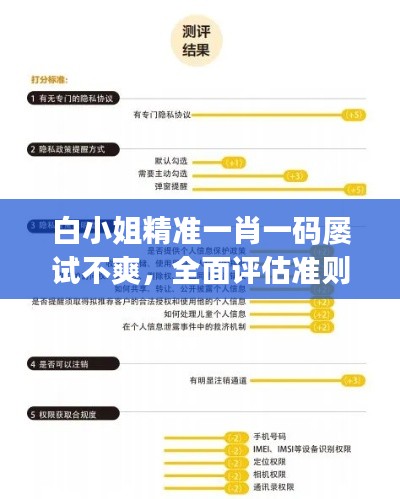 白小姐精准一肖一码屡试不爽,全面评估准则揭秘IJQ172.7