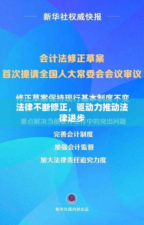 法律不断修正,驱动力推动法律进步