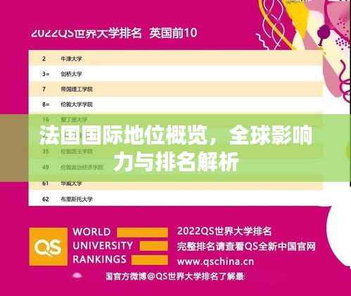 法国国际地位概览,全球影响力与排名解析
